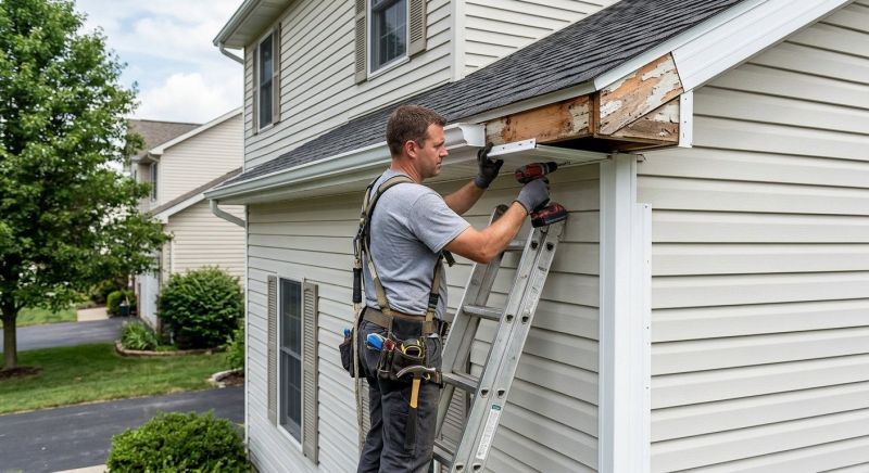 Soffit Damage Repair in Kansas City, KS